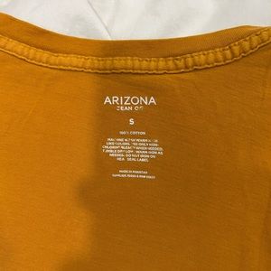 Arizona mustard yellow v neck